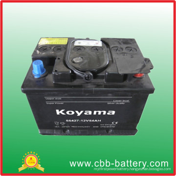 DIN 55427 (12V 54Ah) Automotive Maintenance Free Starting Battery for German / European Vehicle